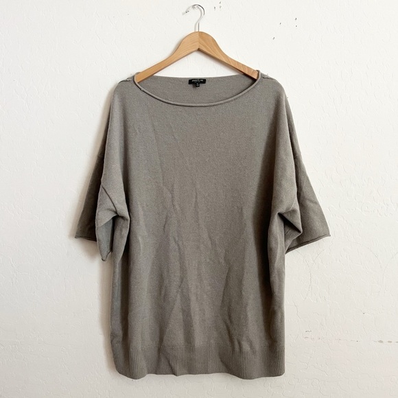 Lafayette 148 New York 100% Cashmere Pullover Sweater Boxy Oversized - Picture 3 of 7